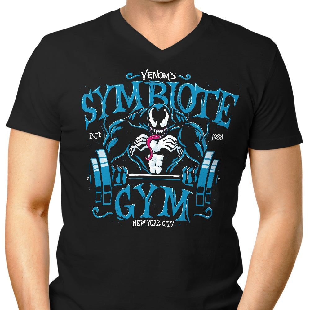 Dark Symbiote Gym Men's V-Neck - Adult & Kids T-Shirts, Sweatshirts & Hoodies apparel design preview 1