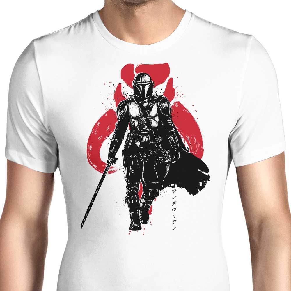 Dark Wielder Sumi-e Men's Apparel - Adult & Kids T-Shirts, Sweatshirts & Hoodies apparel design preview 1