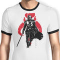 Dark Wielder Sumi-e Ringer - Adult & Kids T-Shirts, Sweatshirts & Hoodies apparel design preview 1