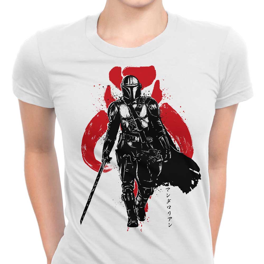Dark Wielder Sumi-e Women's Apparel - Adult & Kids T-Shirts, Sweatshirts & Hoodies apparel design preview 1