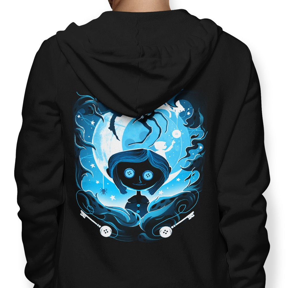 Darkness Button - Adult & Kids T-Shirts, Sweatshirts & Hoodies apparel design preview 1