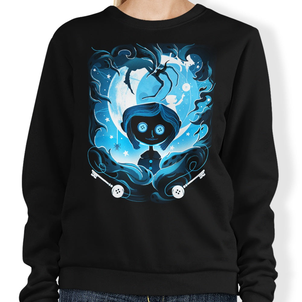 Darkness Button - Adult & Kids T-Shirts, Sweatshirts & Hoodies apparel design preview 1