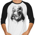 Darth Skull 3/4 Sleeve Raglan - Adult & Kids T-Shirts, Sweatshirts & Hoodies apparel design preview 1