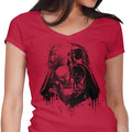 Darth Skull Women's V-Neck - Adult & Kids T-Shirts, Sweatshirts & Hoodies apparel design preview 1