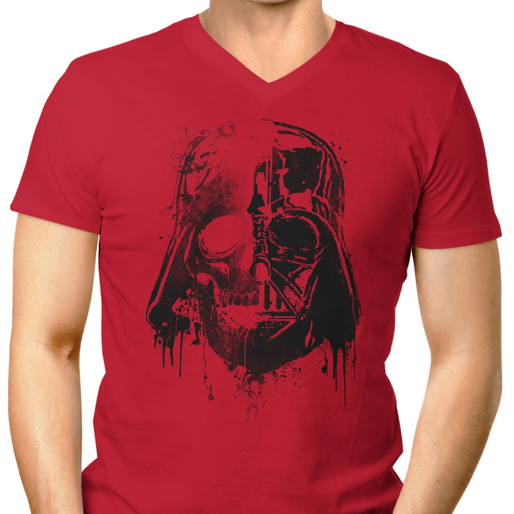 Darth Skull Men's V-Neck - Adult & Kids T-Shirts, Sweatshirts & Hoodies apparel design preview 1