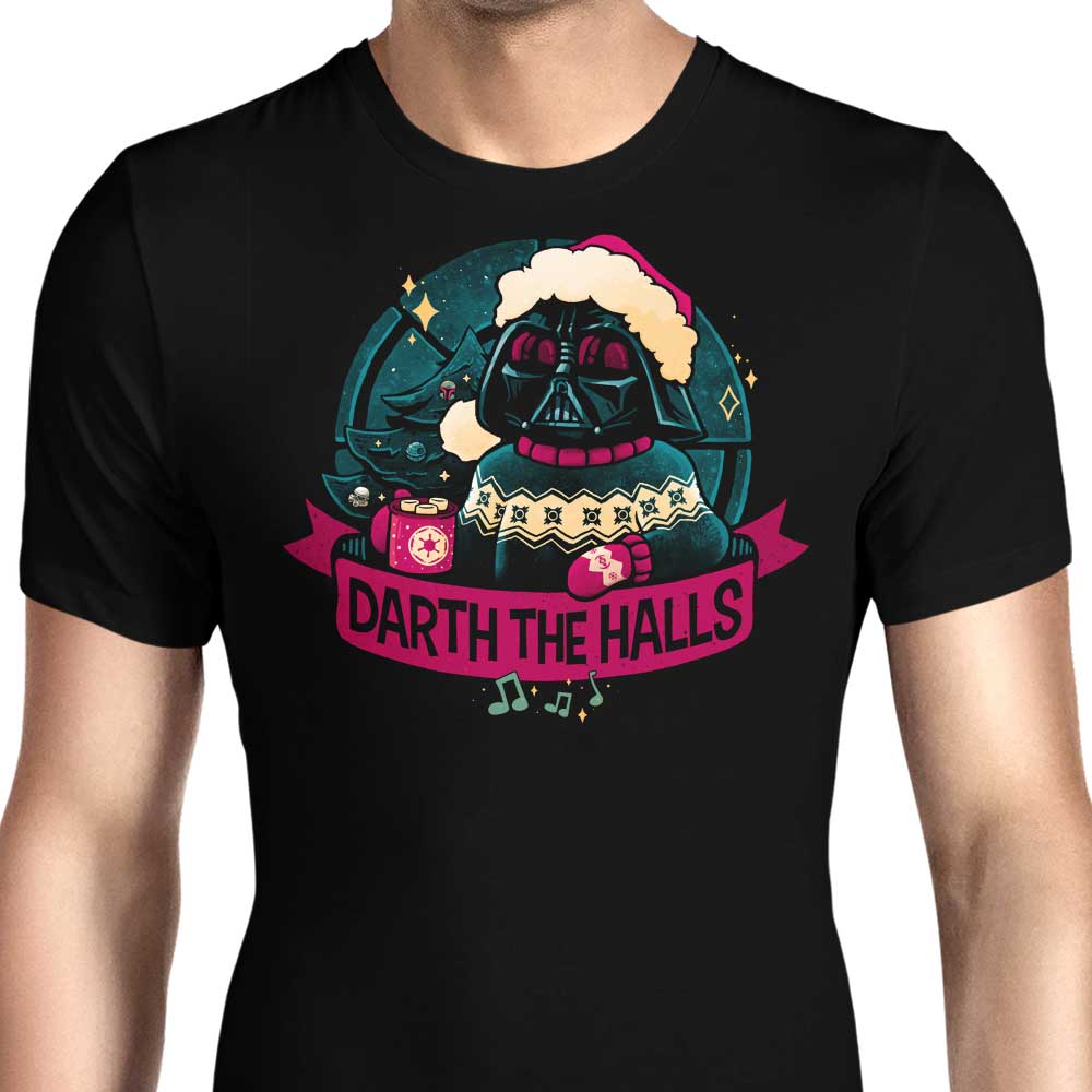 Darth the Halls Men's Apparel - Adult & Kids T-Shirts, Sweatshirts & Hoodies apparel design preview 1