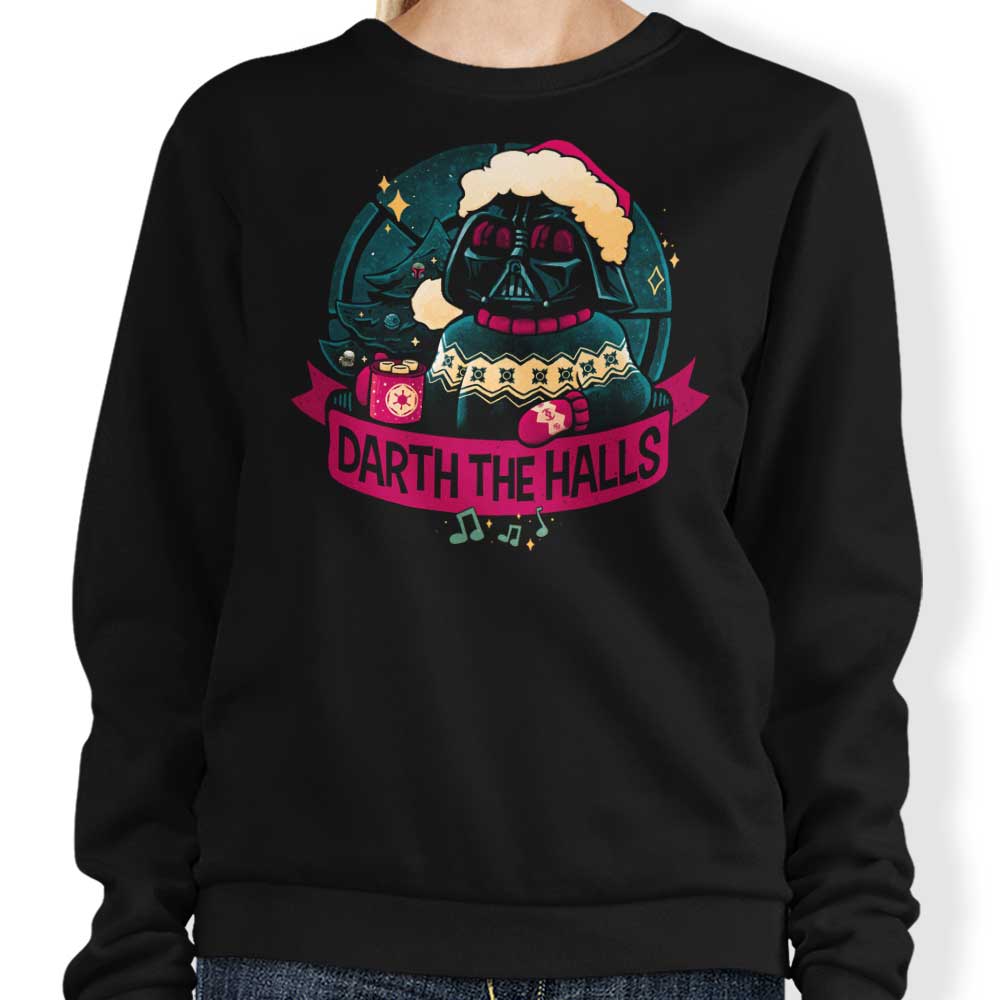 Darth the Halls - Adult & Kids T-Shirts, Sweatshirts & Hoodies apparel design preview 1