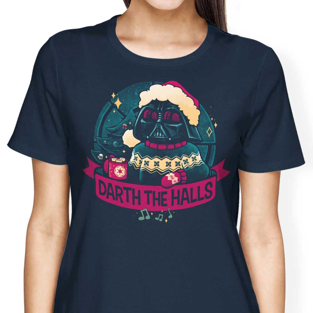 Darth the Halls Women's Apparel - Adult & Kids T-Shirts, Sweatshirts & Hoodies apparel design preview 2