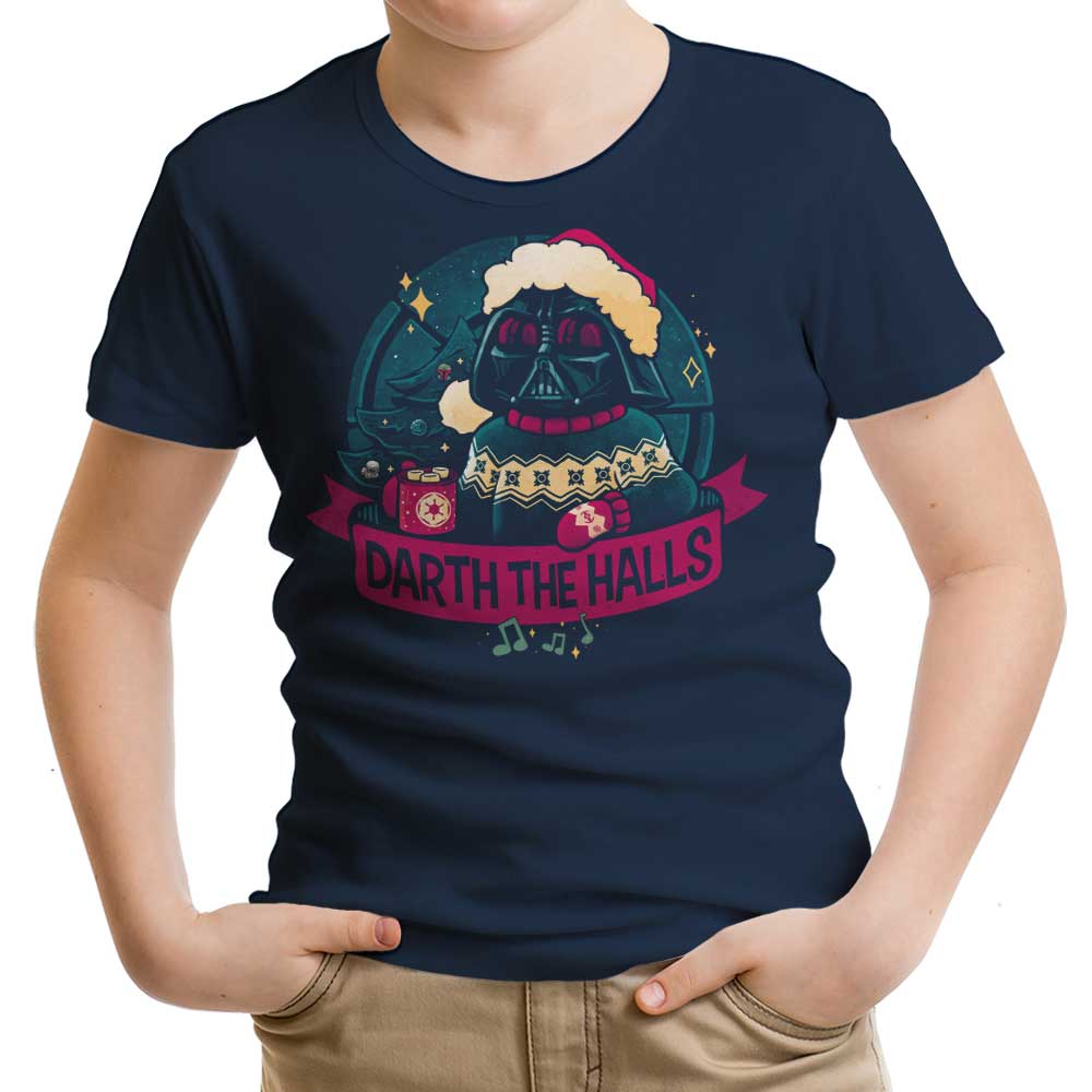 Darth the Halls Youth Apparel - Adult & Kids T-Shirts, Sweatshirts & Hoodies apparel design preview 2