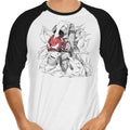 Dashing Hunter 3/4 Sleeve Raglan - Adult & Kids T-Shirts, Sweatshirts & Hoodies apparel design preview 1