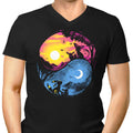 Day Night Evolution Men's V-Neck - Adult & Kids T-Shirts, Sweatshirts & Hoodies apparel design preview 1