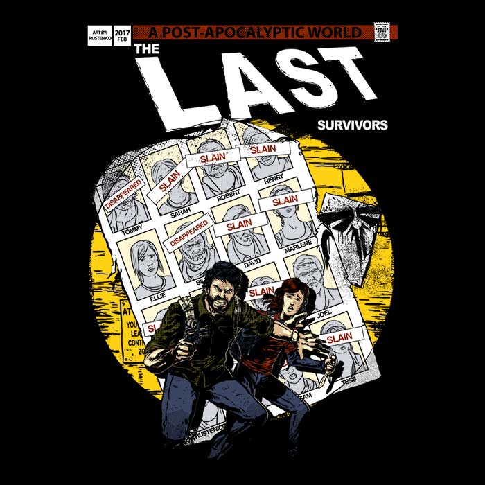 Days of Last Survivors Men's Apparel - Adult & Kids T-Shirts, Sweatshirts & Hoodies apparel design preview 2