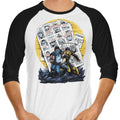 Days of the Mortal Past 3/4 Sleeve Raglan - Adult & Kids T-Shirts, Sweatshirts & Hoodies apparel design preview 1
