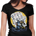 Days of the Mortal Past Women's V-Neck - Adult & Kids T-Shirts, Sweatshirts & Hoodies apparel design preview 1