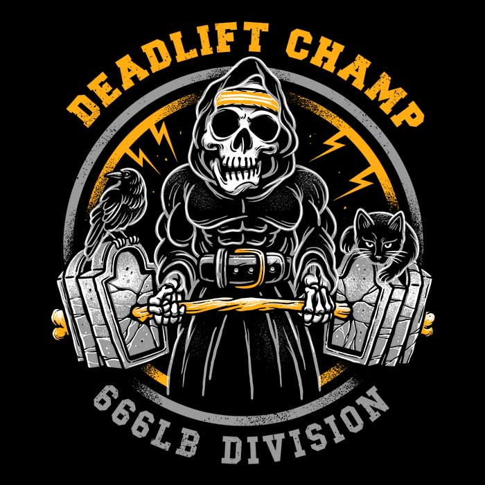 Deadlift Champ Men's Apparel - Adult & Kids T-Shirts, Sweatshirts & Hoodies apparel design preview 2