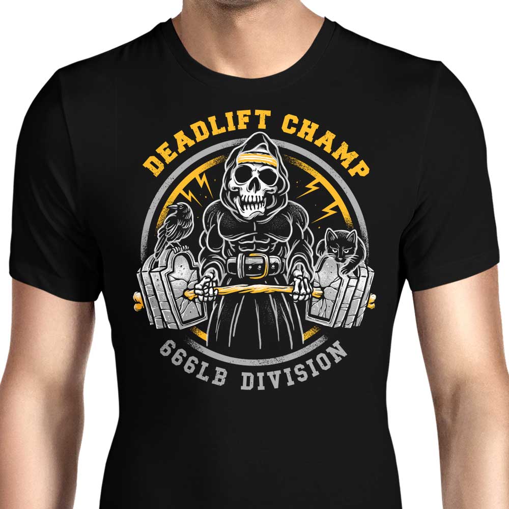 Deadlift Champ Men's Apparel - Adult & Kids T-Shirts, Sweatshirts & Hoodies apparel design preview 1