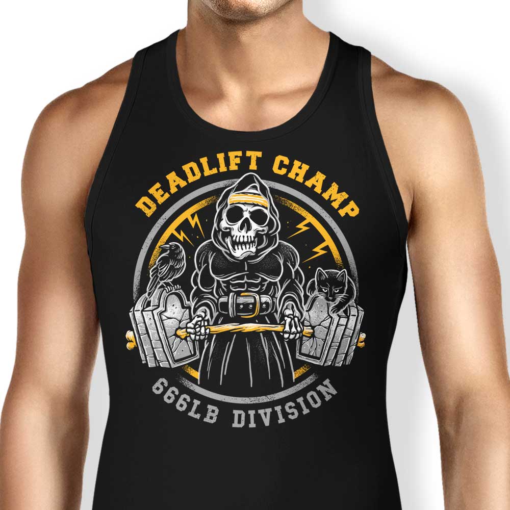Deadlift Champ Tank Top - Adult & Kids T-Shirts, Sweatshirts & Hoodies apparel design preview 1