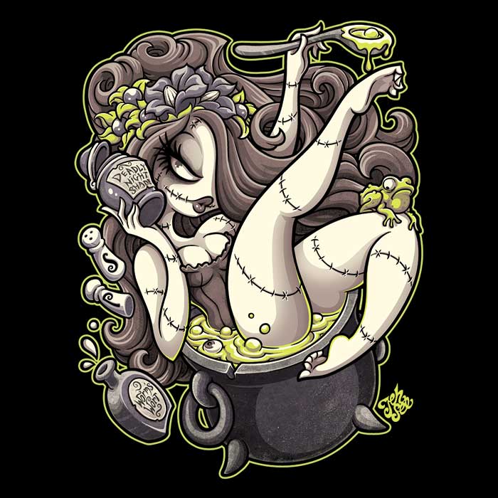 Deadly Nightshade Men's Apparel - Adult & Kids T-Shirts, Sweatshirts & Hoodies apparel design preview 2