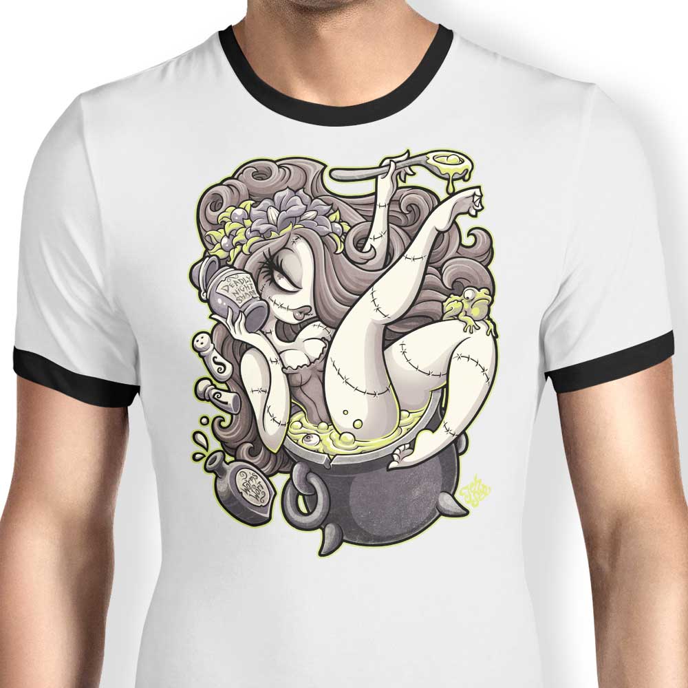 Deadly Nightshade Ringer - Adult & Kids T-Shirts, Sweatshirts & Hoodies apparel design preview 1