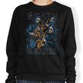 Death and Saxes - Adult & Kids T-Shirts, Sweatshirts & Hoodies apparel design preview 1