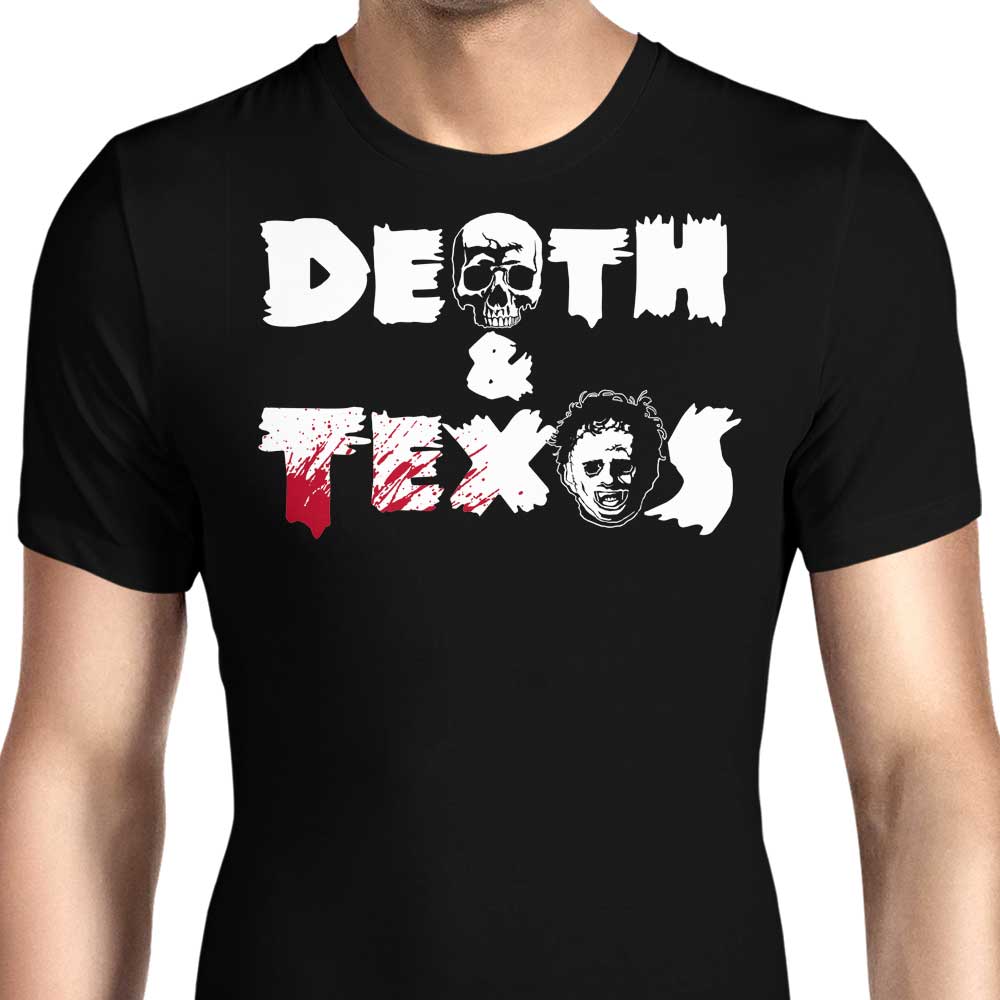 Death and Texas Men's Apparel - Adult & Kids T-Shirts, Sweatshirts & Hoodies apparel design preview 1