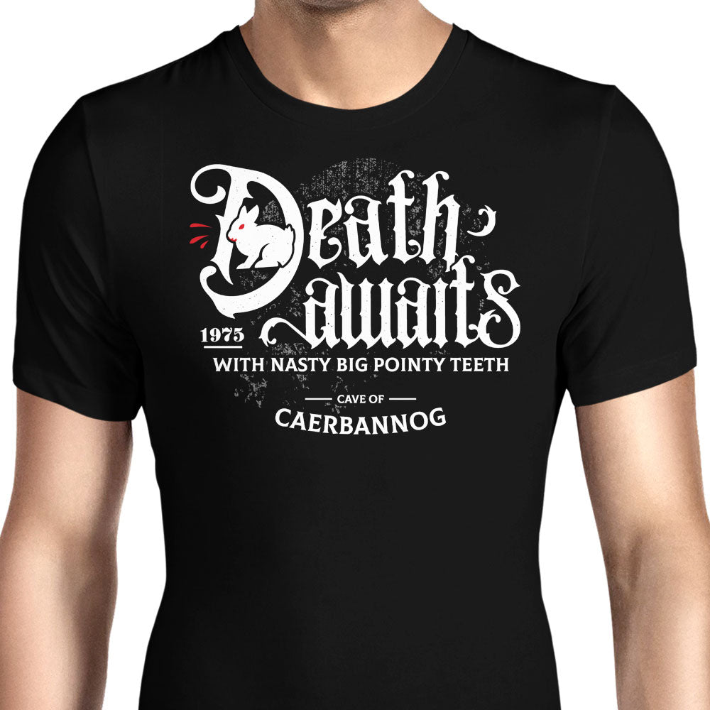 Death Awaits Men's Apparel - Adult & Kids T-Shirts, Sweatshirts & Hoodies apparel design preview 1