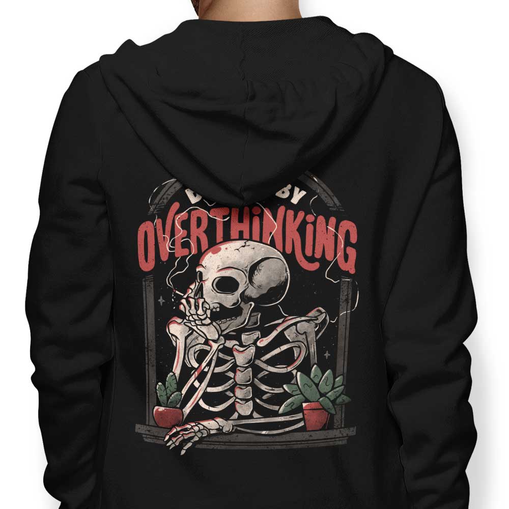 Death by Overthinking - Adult & Kids T-Shirts, Sweatshirts & Hoodies apparel design preview 1