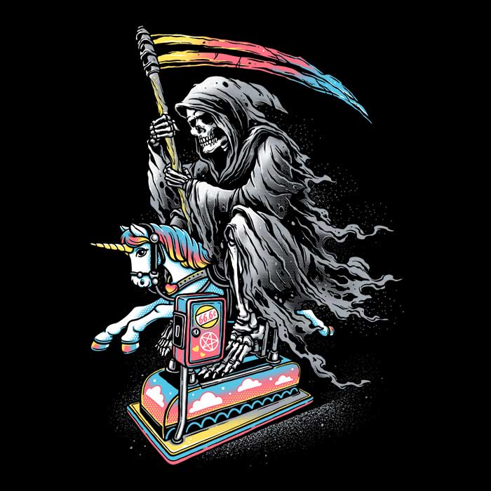 Death Enjoying Life Men's Apparel - Adult & Kids T-Shirts, Sweatshirts & Hoodies apparel design preview 2