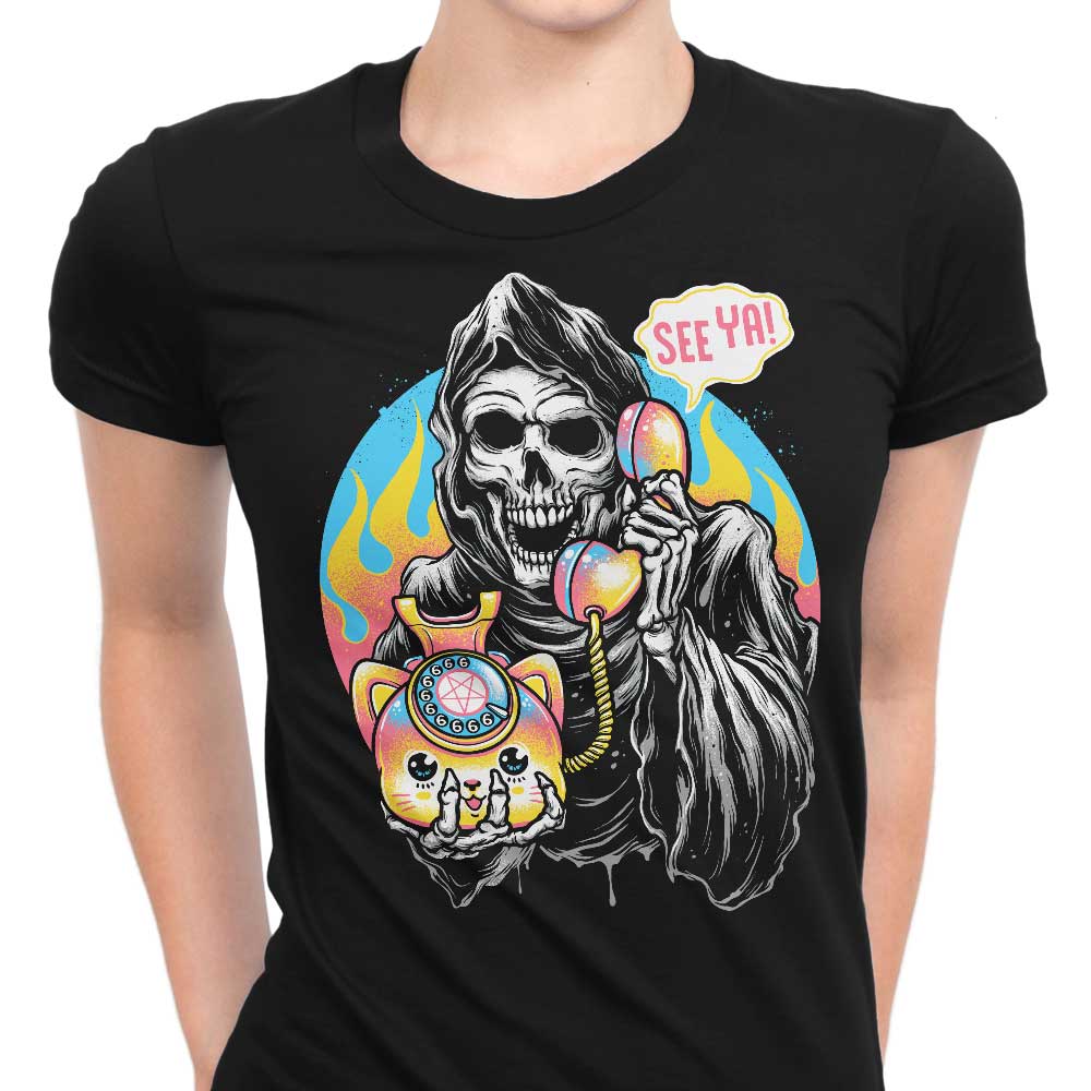 Death is Calling Women's Apparel - Adult & Kids T-Shirts, Sweatshirts & Hoodies apparel design preview 1