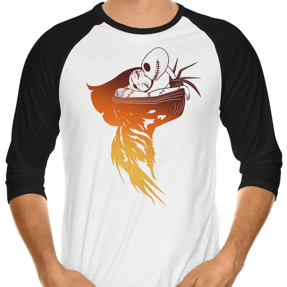 Death Love 3/4 Sleeve Raglan - Adult & Kids T-Shirts, Sweatshirts & Hoodies apparel design preview 1
