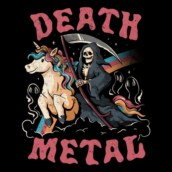 Death Metal Men's Apparel - Adult & Kids T-Shirts, Sweatshirts & Hoodies apparel design preview 2