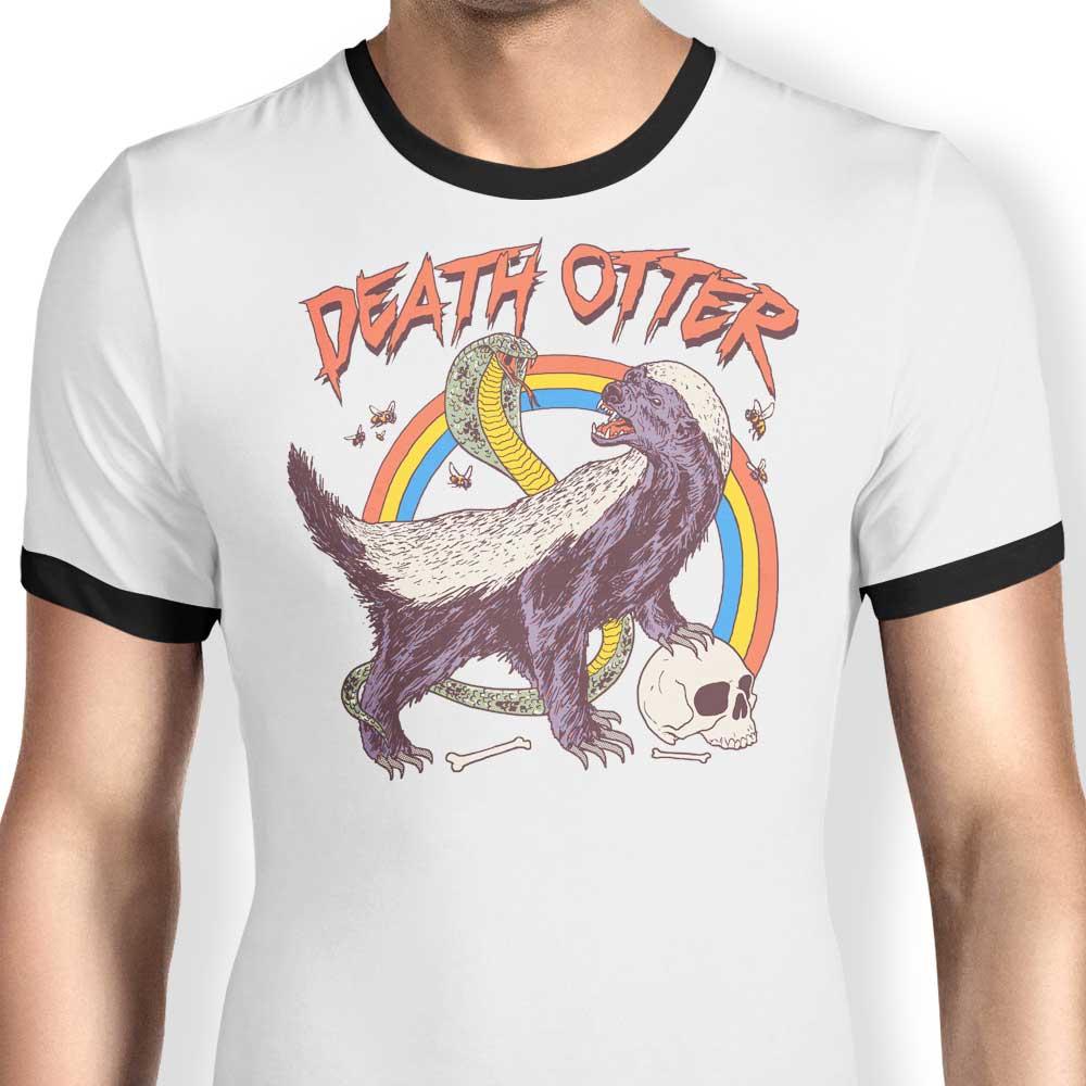 Death Otter Ringer - Adult & Kids T-Shirts, Sweatshirts & Hoodies apparel design preview 1