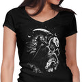 Death Rider Women's V-Neck - Adult & Kids T-Shirts, Sweatshirts & Hoodies apparel design preview 1