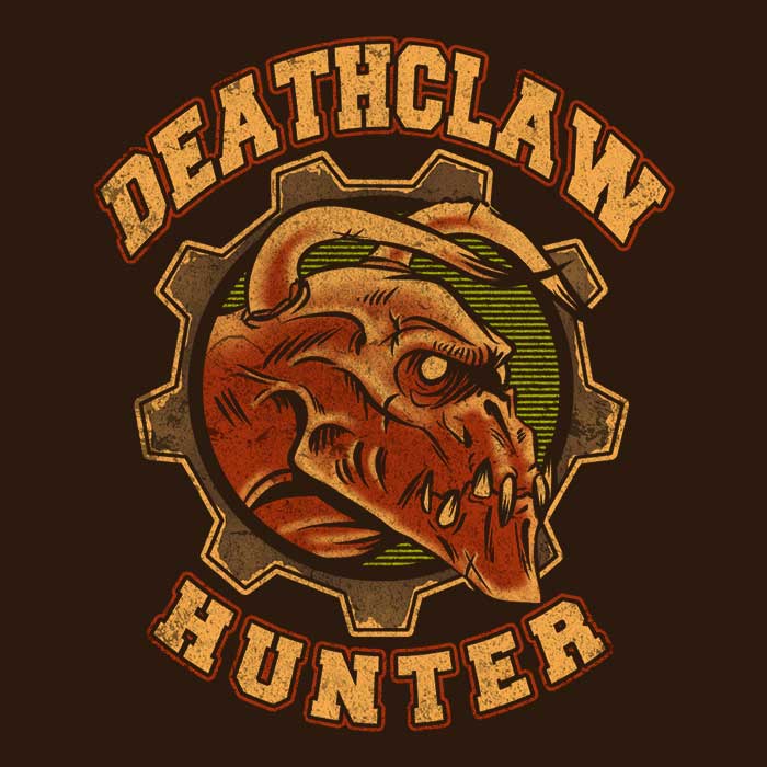 Deathclaw Hunter Women's Apparel - Adult & Kids T-Shirts, Sweatshirts & Hoodies apparel design preview 2