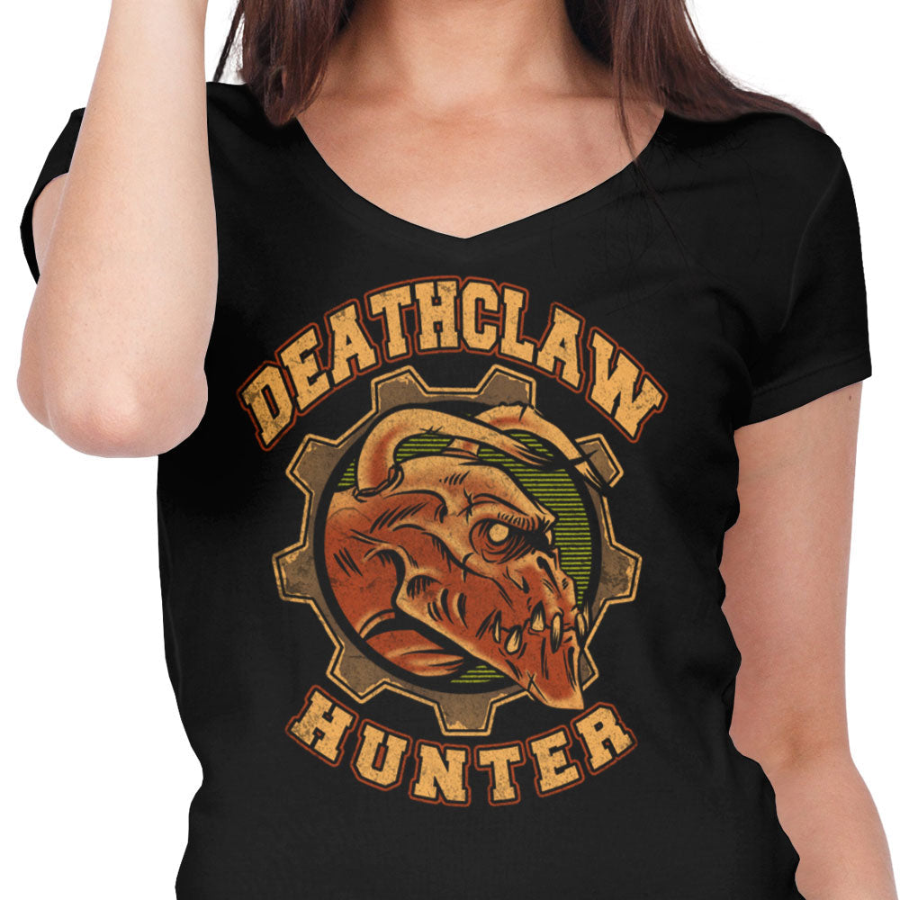 Deathclaw Hunter Women's V-Neck - Adult & Kids T-Shirts, Sweatshirts & Hoodies apparel design preview 2