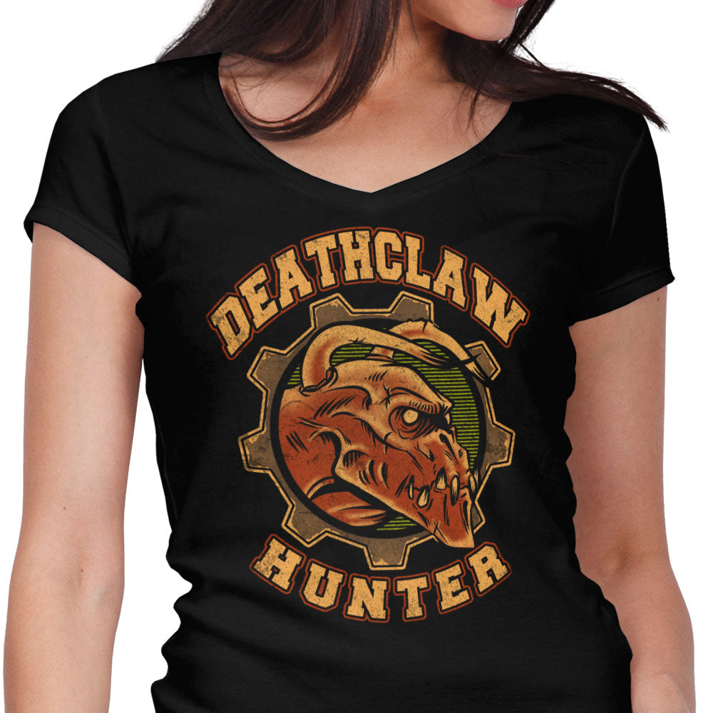 Deathclaw Hunter Women's V-Neck - Adult & Kids T-Shirts, Sweatshirts & Hoodies apparel design preview 1