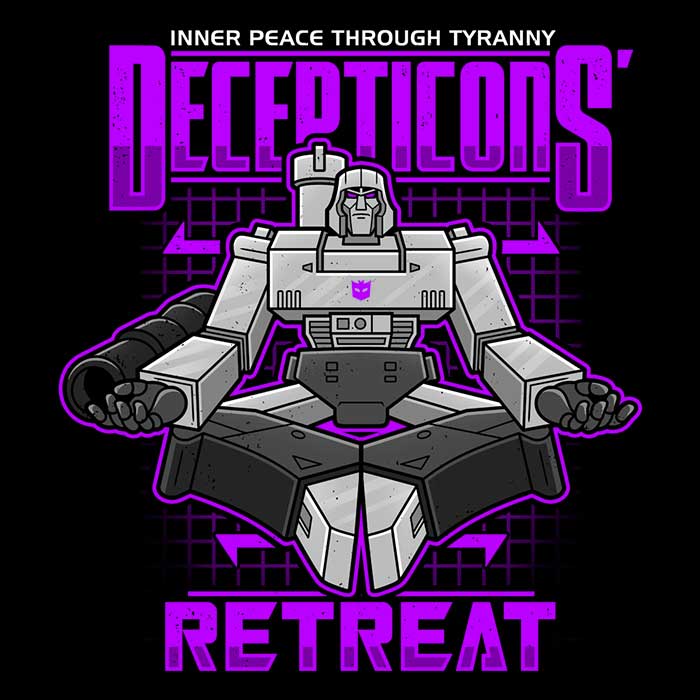Decepticons Retreat - Adult & Kids T-Shirts, Sweatshirts & Hoodies apparel design preview 2