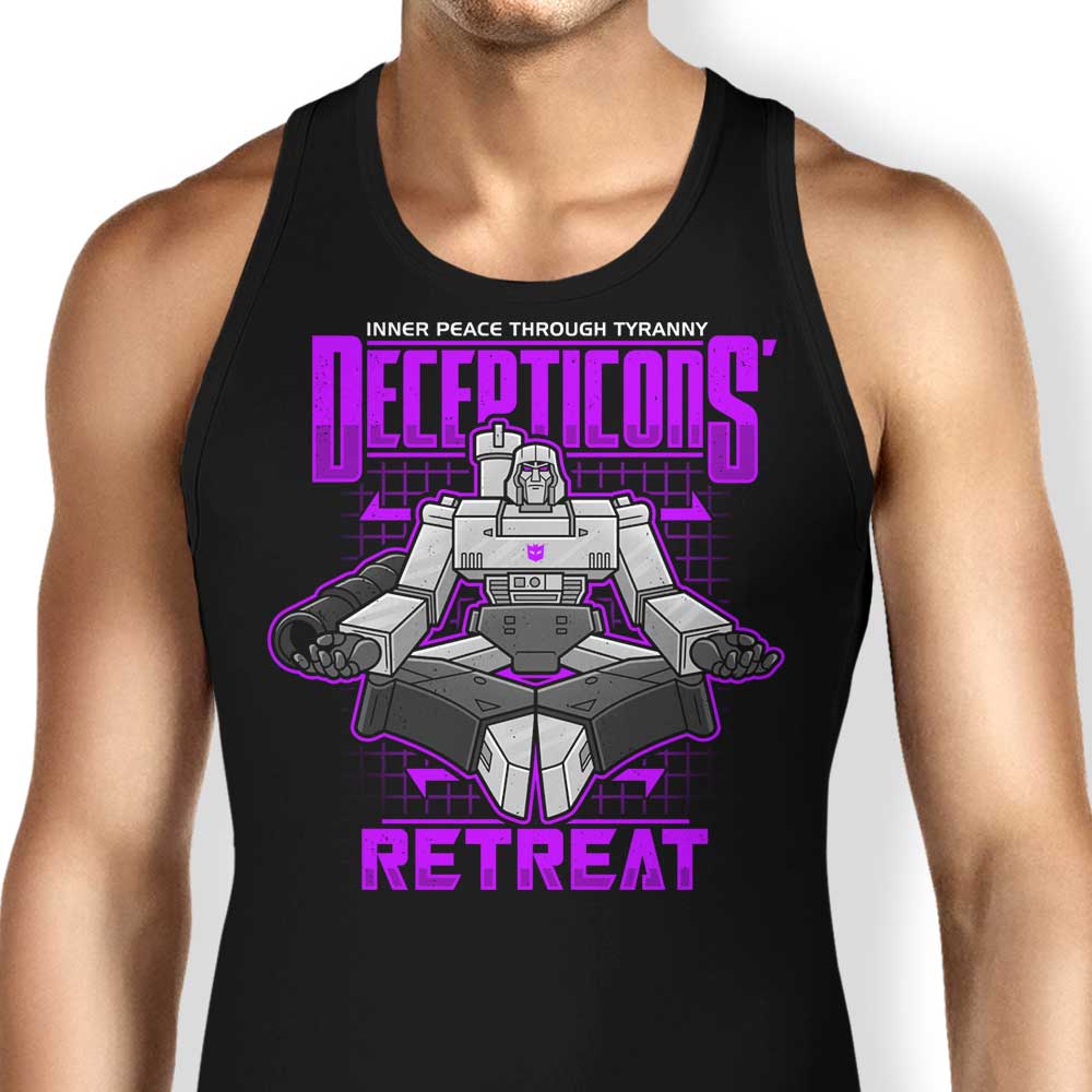 Decepticons Retreat Tank Top - Adult & Kids T-Shirts, Sweatshirts & Hoodies apparel design preview 1
