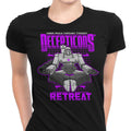 Decepticons Retreat Women's Apparel - Adult & Kids T-Shirts, Sweatshirts & Hoodies apparel design preview 1