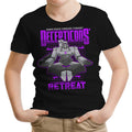 Decepticons Retreat Youth Apparel - Adult & Kids T-Shirts, Sweatshirts & Hoodies apparel design preview 1