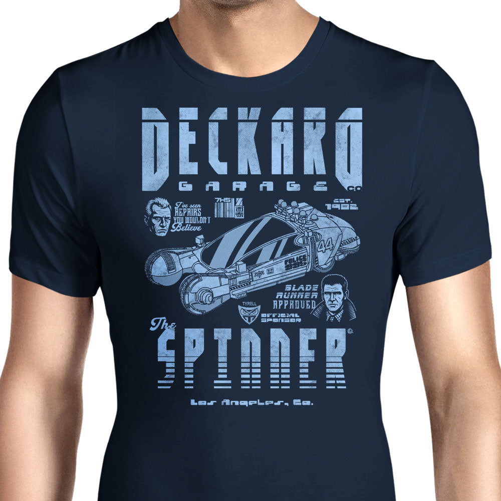 Deckard Garage Men's Apparel - Adult & Kids T-Shirts, Sweatshirts & Hoodies apparel design preview 1