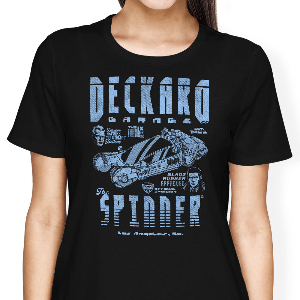Deckard Garage Women's Apparel - Adult & Kids T-Shirts, Sweatshirts & Hoodies apparel design preview 2