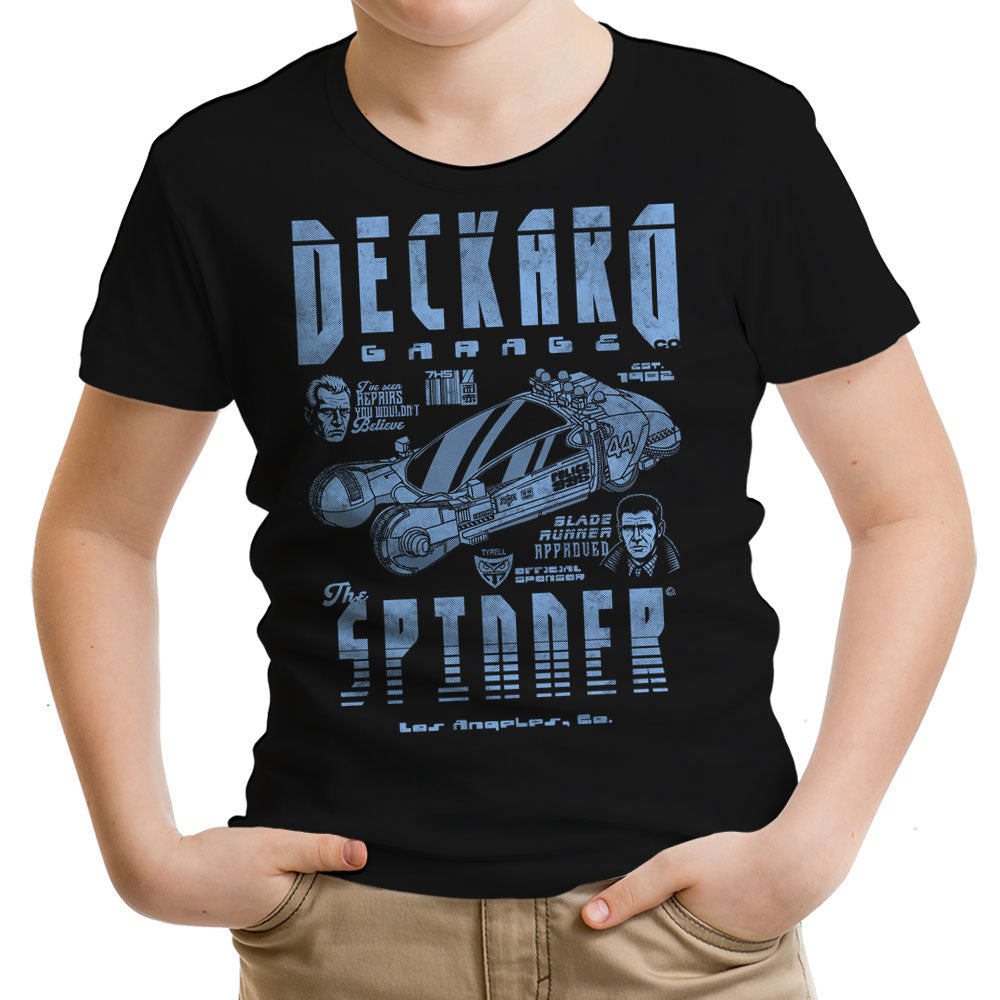 Deckard Garage Youth Apparel - Adult & Kids T-Shirts, Sweatshirts & Hoodies apparel design preview 2