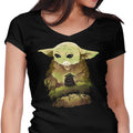 Deep in Thought Women's V-Neck - Adult & Kids T-Shirts, Sweatshirts & Hoodies apparel design preview 1