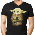 Deep in Thought Men's V-Neck - Adult & Kids T-Shirts, Sweatshirts & Hoodies apparel design preview 1