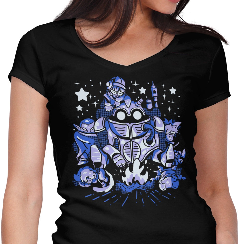 Deep Sleep Women's V-Neck - Adult & Kids T-Shirts, Sweatshirts & Hoodies apparel design preview 1
