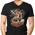 Deep Space Hunting Men's V-Neck - Adult & Kids T-Shirts, Sweatshirts & Hoodies apparel design preview 1