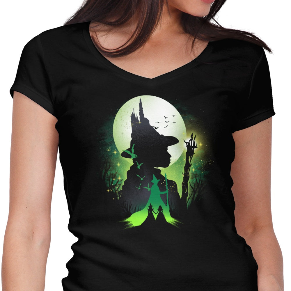 Defy Gravity Women's V-Neck - Adult & Kids T-Shirts, Sweatshirts & Hoodies apparel design preview 1