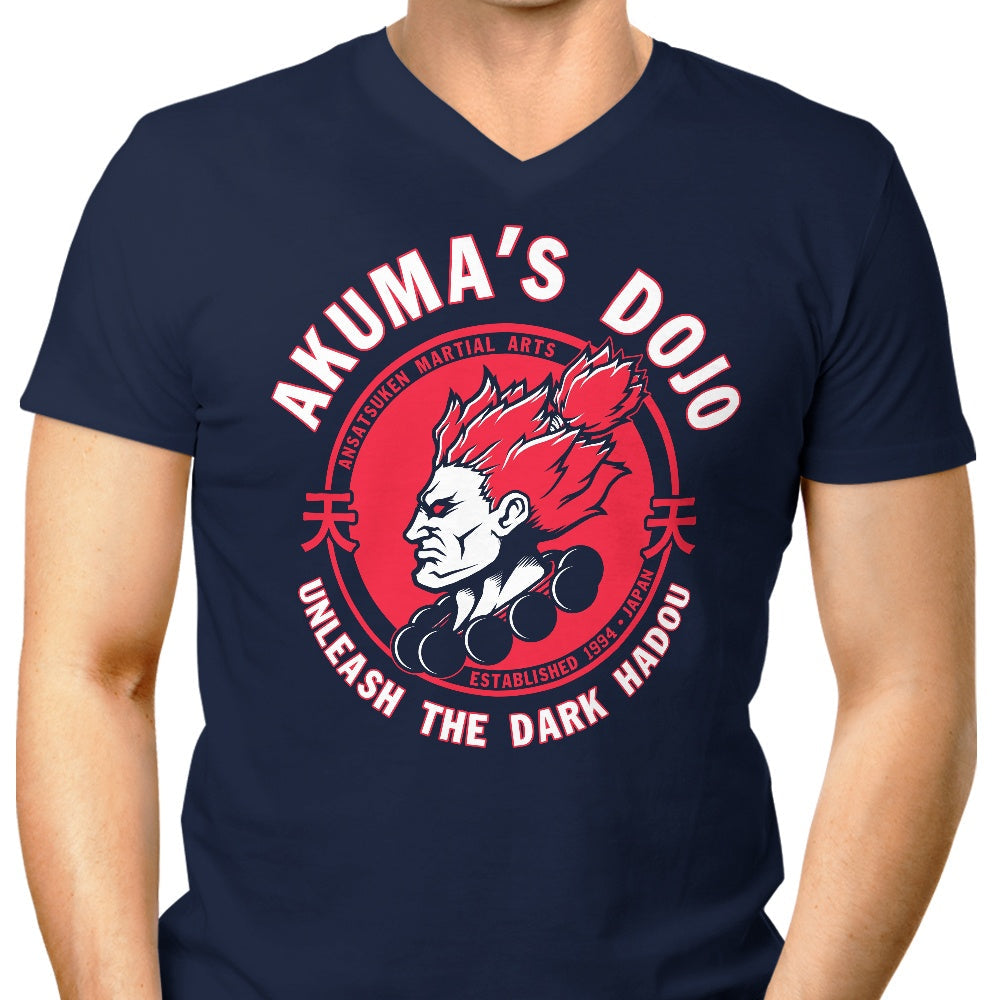 Demon Dojo Men's V-Neck - Adult & Kids T-Shirts, Sweatshirts & Hoodies apparel design preview 1