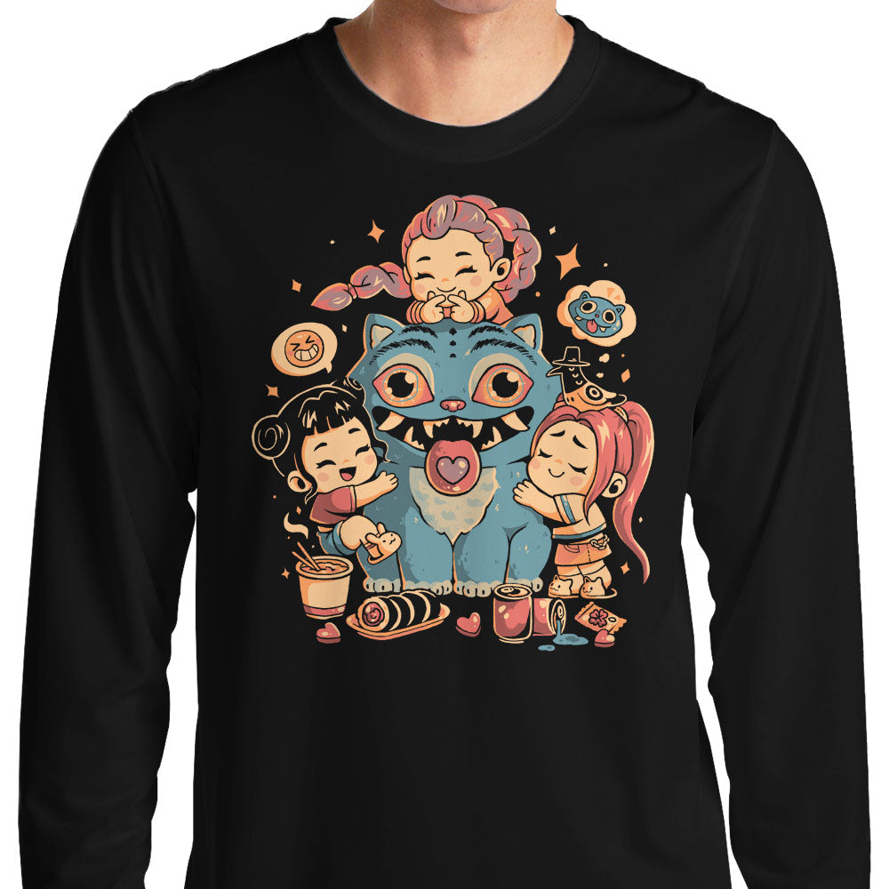 Demon Huggers - Adult & Kids T-Shirts, Sweatshirts & Hoodies apparel design preview 1